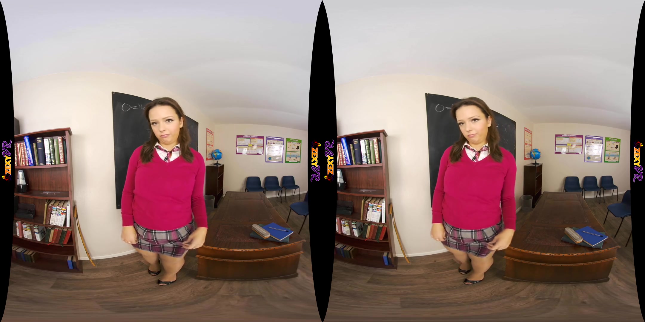 Alice Katz in Uniform Tease - ZexyVR