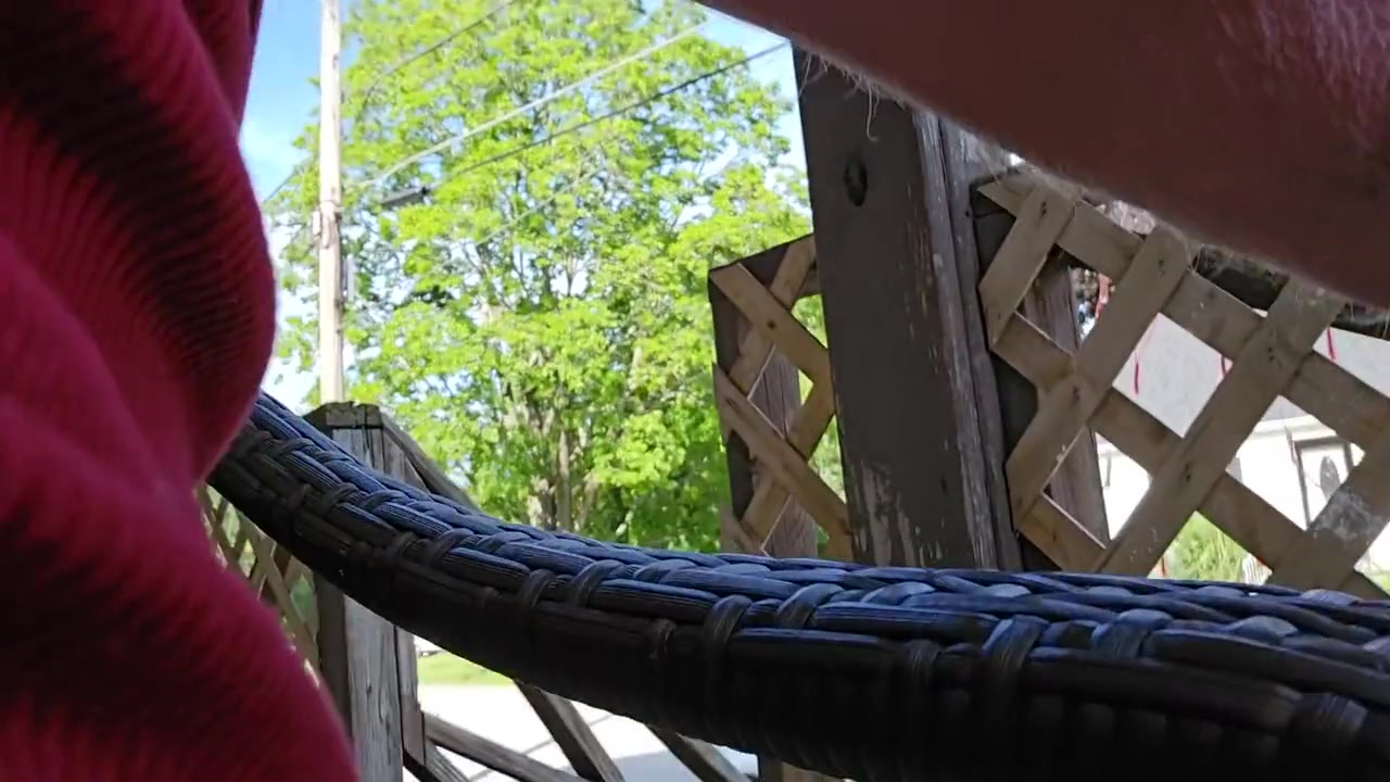Caught Masturbating My Hard Cock Outside!