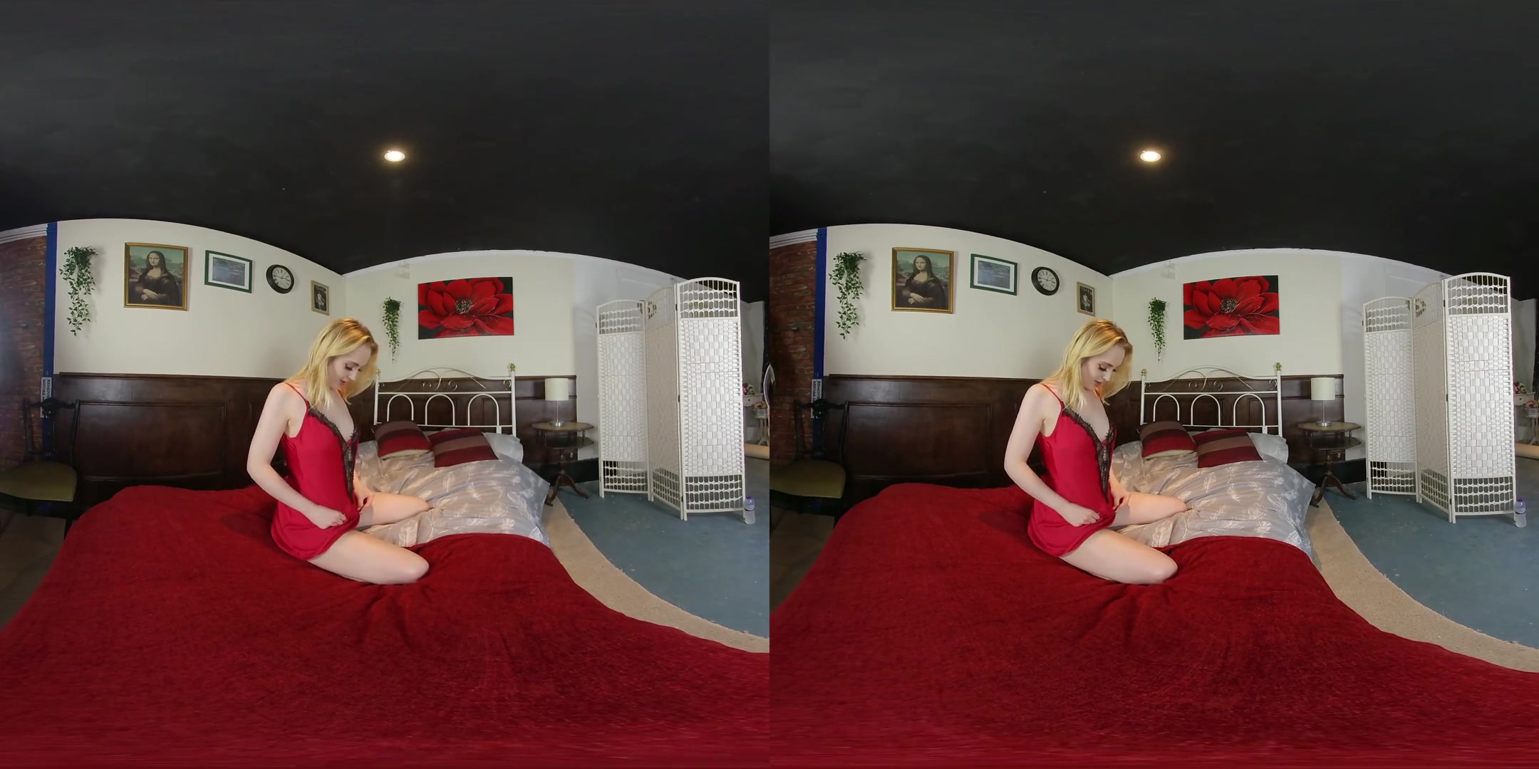 Sleepy Kitten - Cute Amateur Blonde Striptease - SexLikeReal