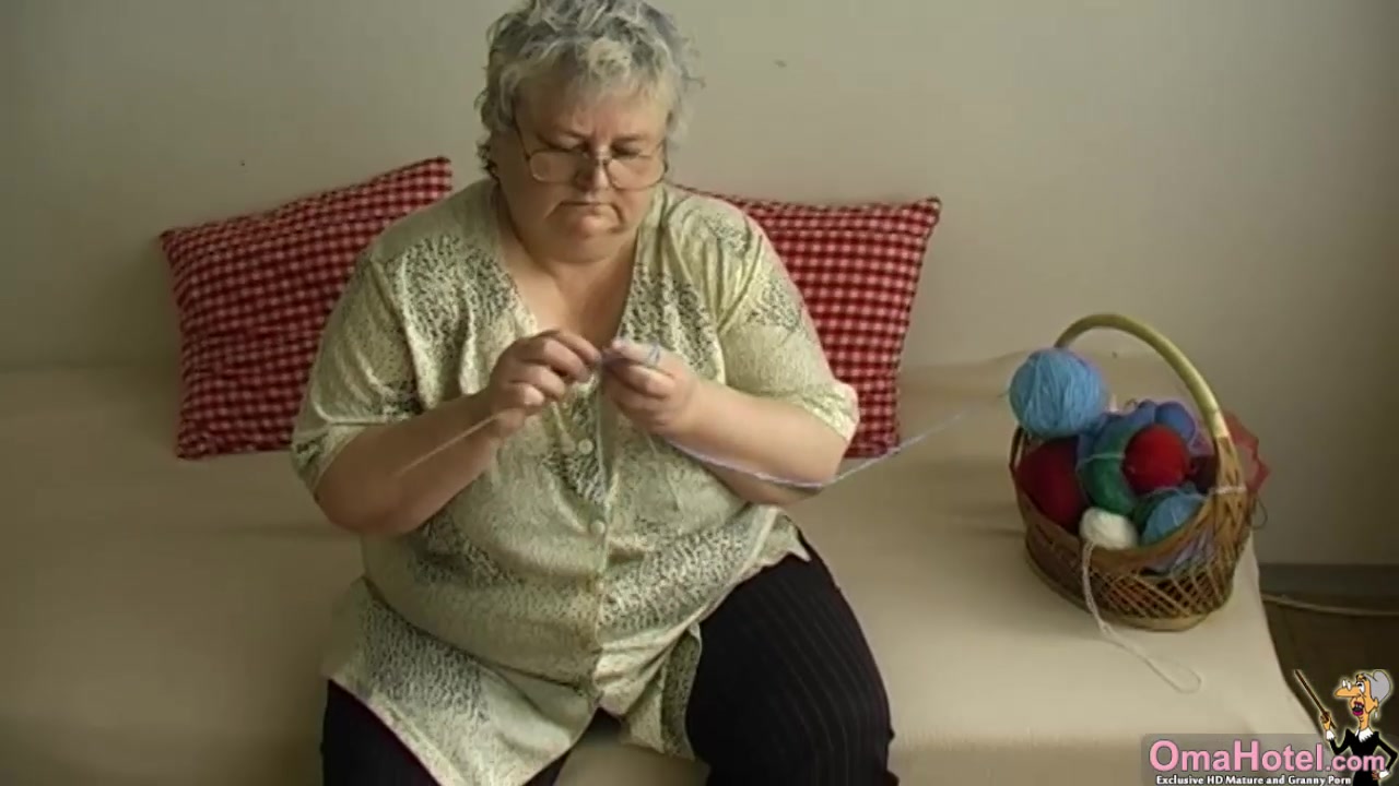 High old woman and granny with big boobs
