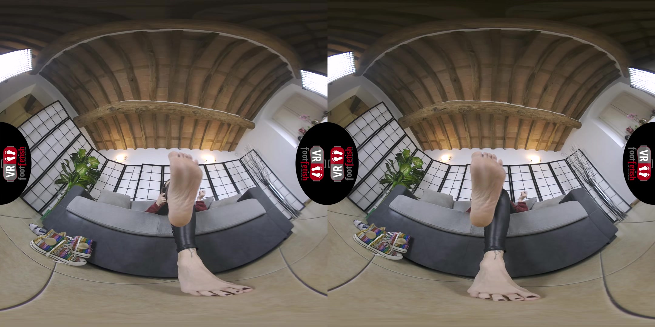 A Bored Woman Shows Off Her Sexy Feet