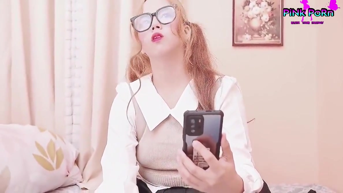 Someone Sneaking While student 18+ Girl Talking To Her Boy Friend