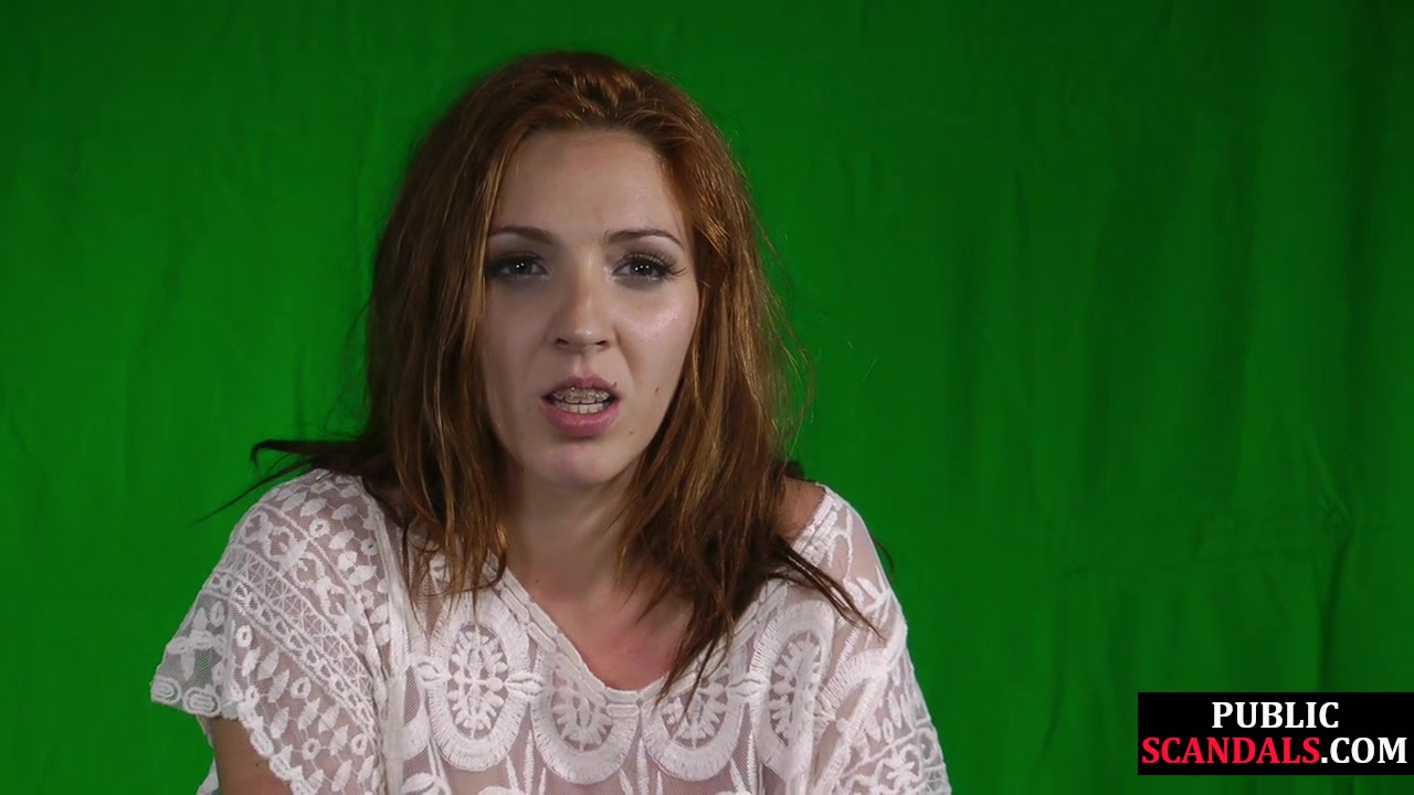 Scandalous redhead bitch dominated in orgy by big dick