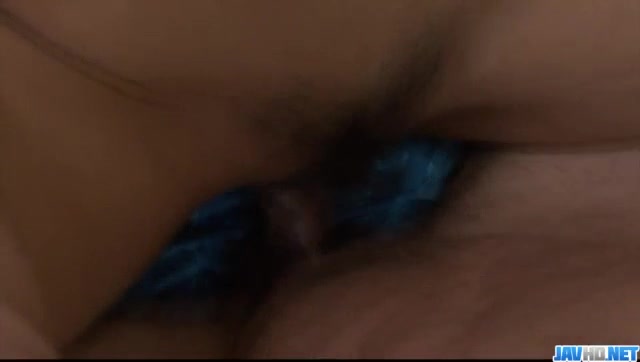 Akiho Nishimura Asian milf deals two cocks in threesome porn
