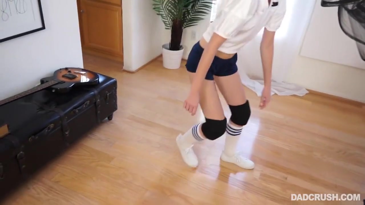 Miley Cole In Exciting Slender Girl Does Exercises And Excites The Fucker