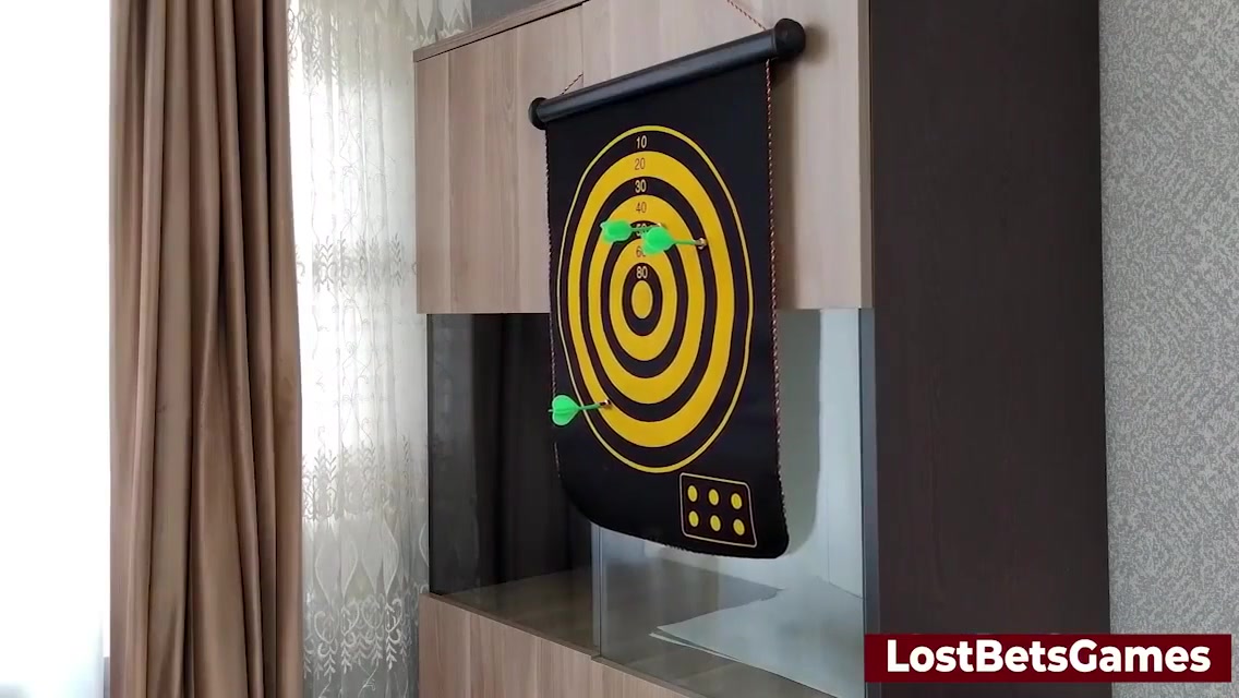 A Game Of Strip Darts With A Sexy Redhead 9 Min