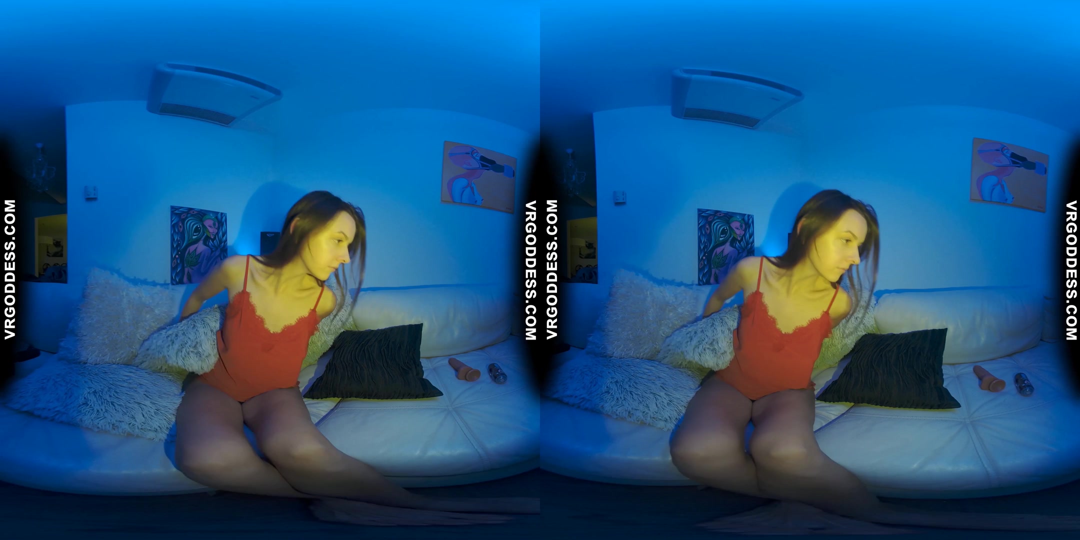 Miss Pussycat Licking Rebeka Ruby Pussy And Using Dildo On Her Until Shaking Orgasm