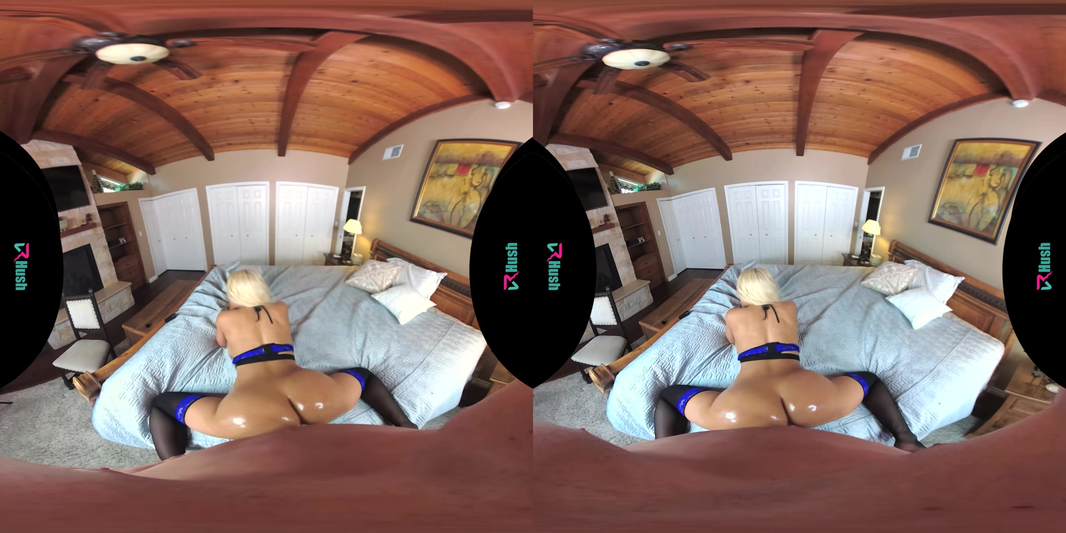 VRHUSH Busty blonde Luna Star has a surprise for you