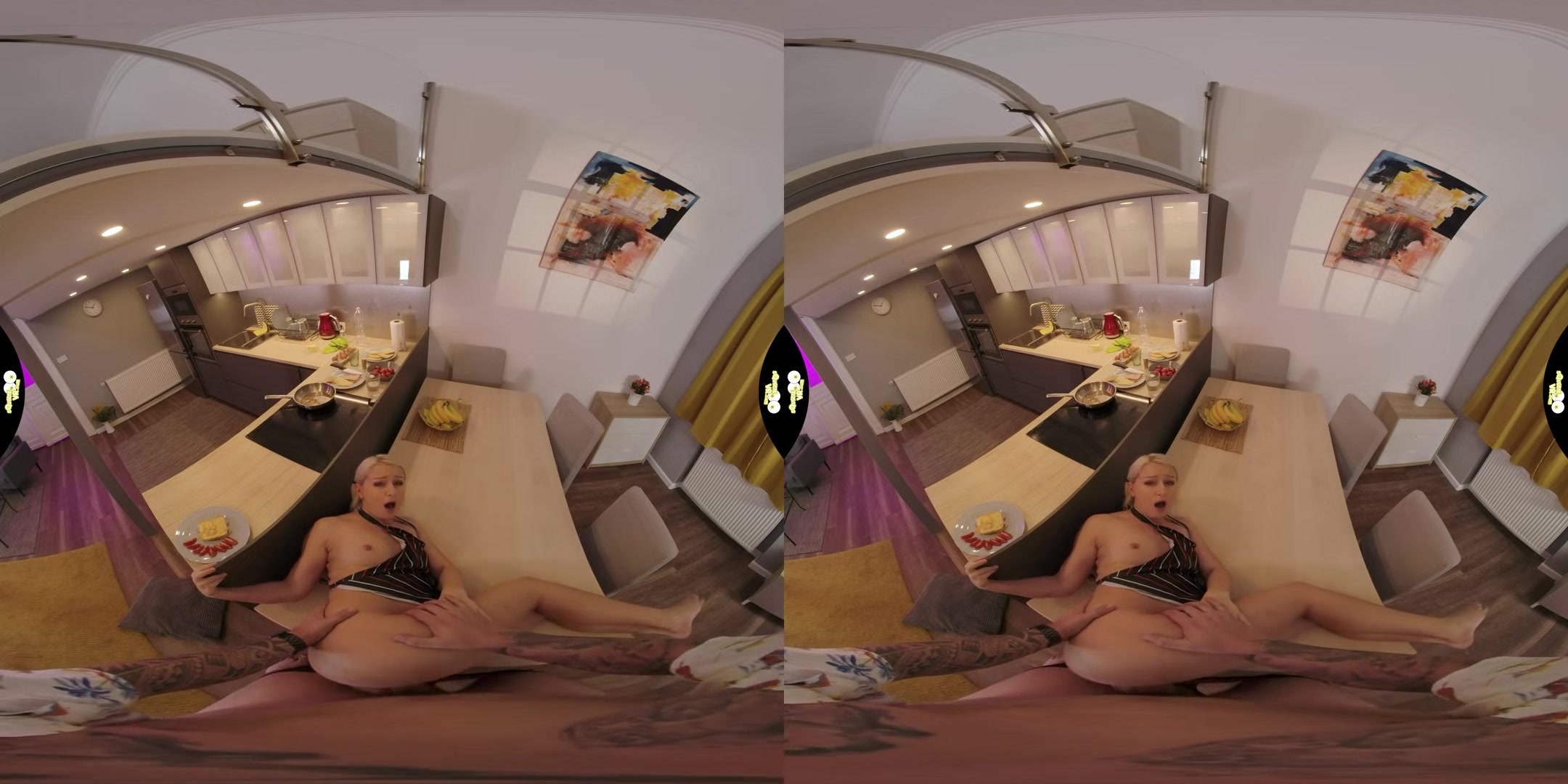 Dessert First; Big Tits Blonde POV VR Porn - SexLikeReal
