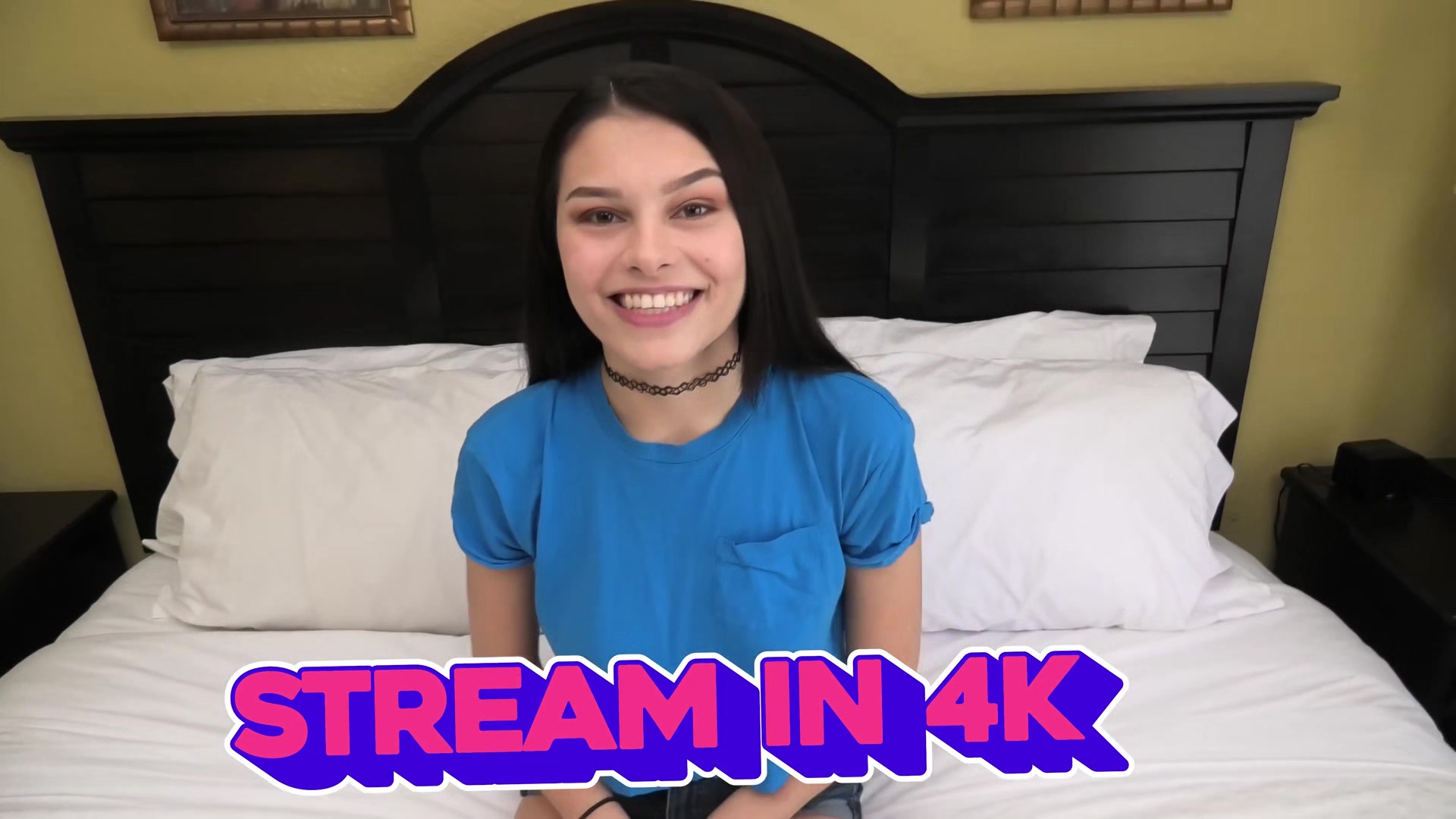 This 4 foot 9 Latina teen 18+ with amazing tits gives a sloppy BJ