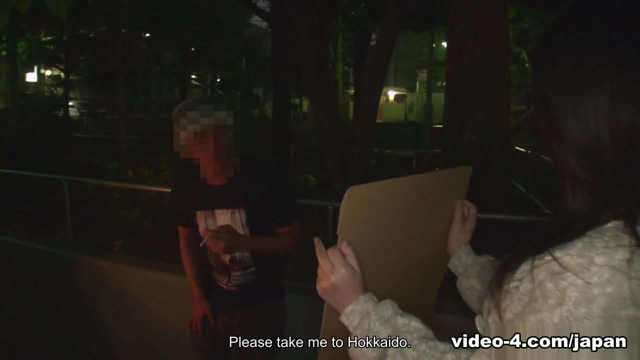 Ako Nishino tries to hitchhike to Hokkaido and ends up giving a blowjob - JapanHDV