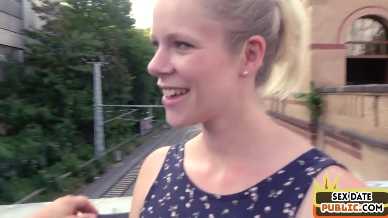 German sex date amateur babe public POV fucked outdoor