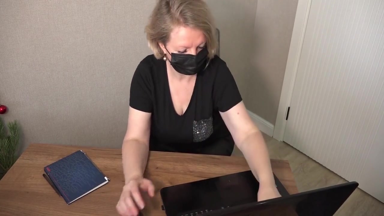 A Busty Mature Boss Masturbates In The Office And Is Caught On Camera. Milf With Hairy Pussy With Hot Milf