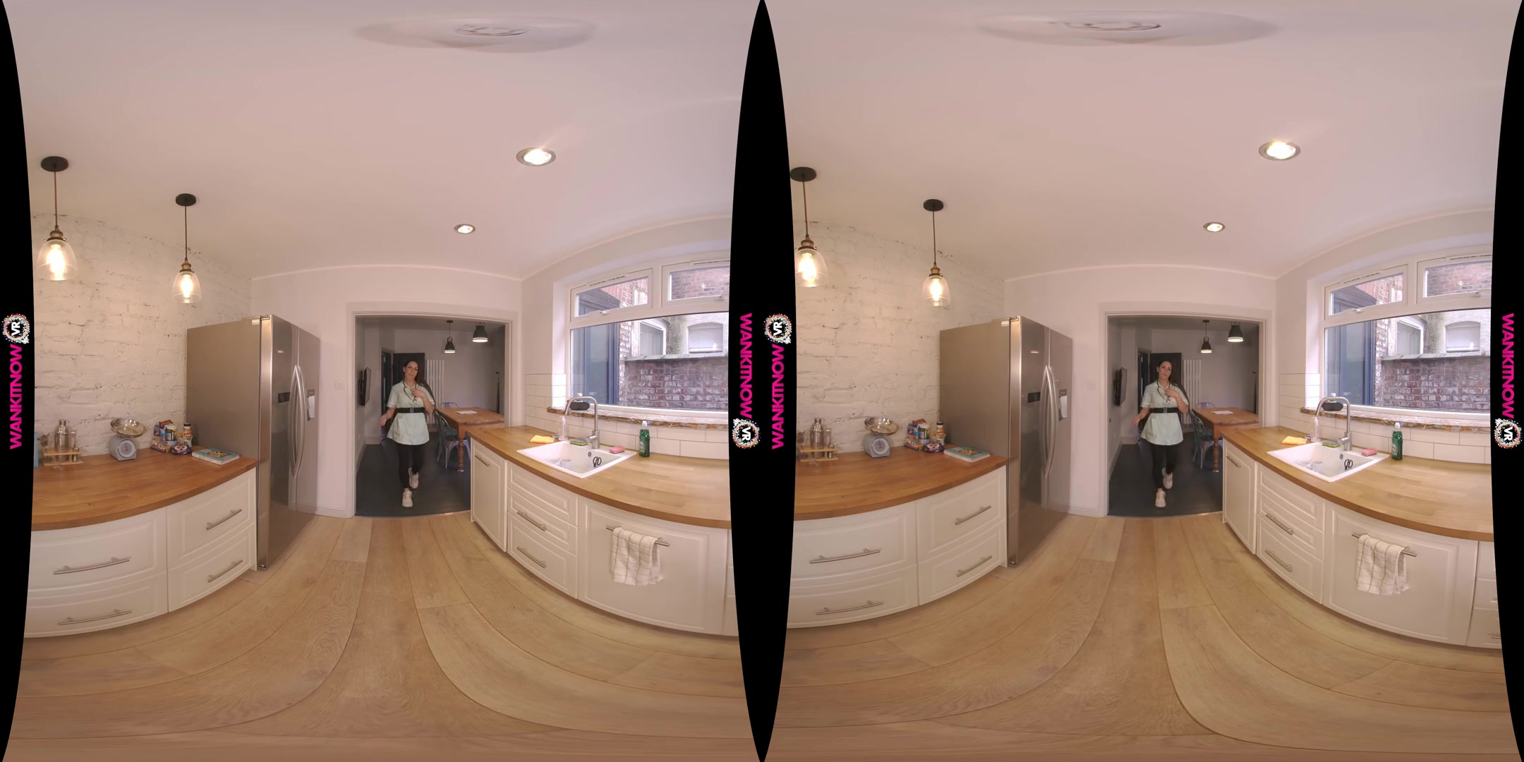 Stress Release - Cute Amateur in the Kitchen Stripping