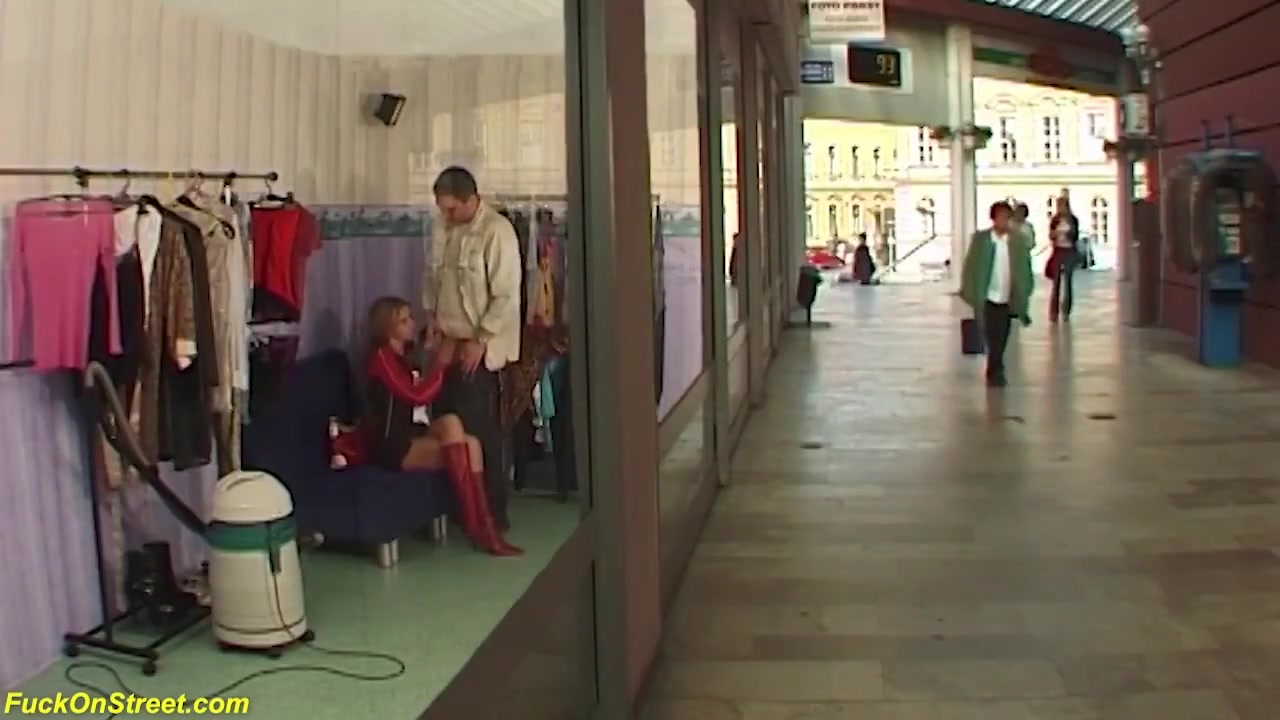 Stepsister Anal At Public Shopping Mall