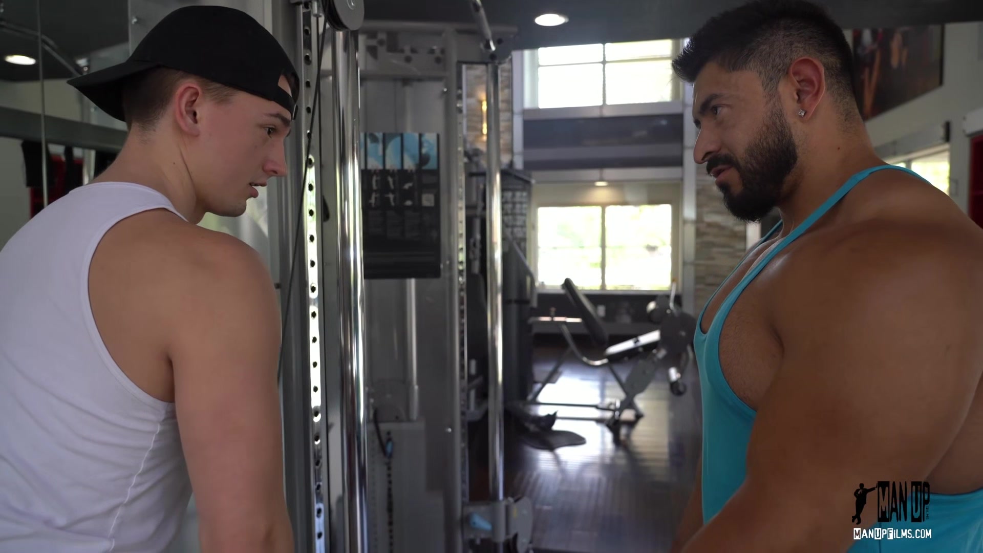 Handsome Gay Gym Training Turns Into Gay Hardcore Fucking