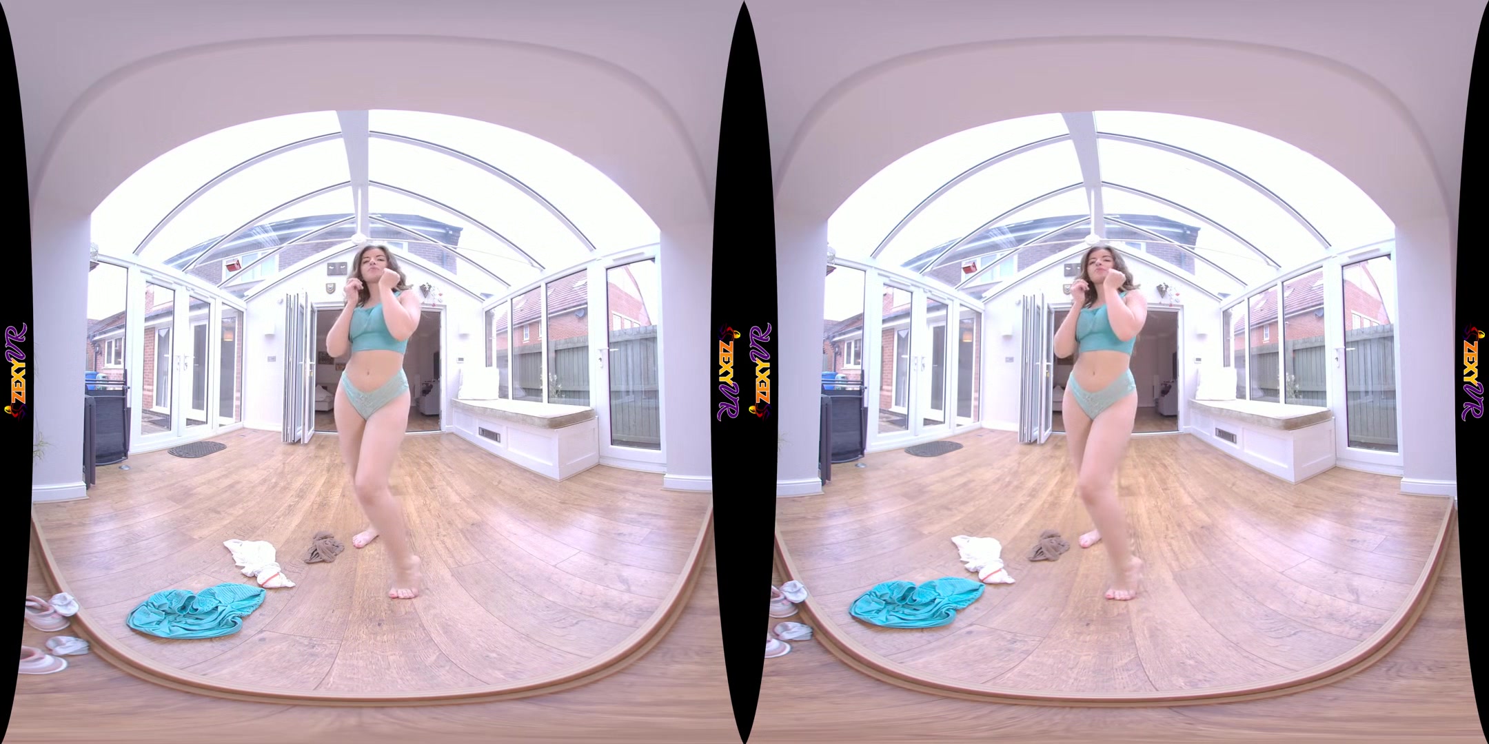 Sexy & Scandalous - Cute Busty Babe Solo Striptease