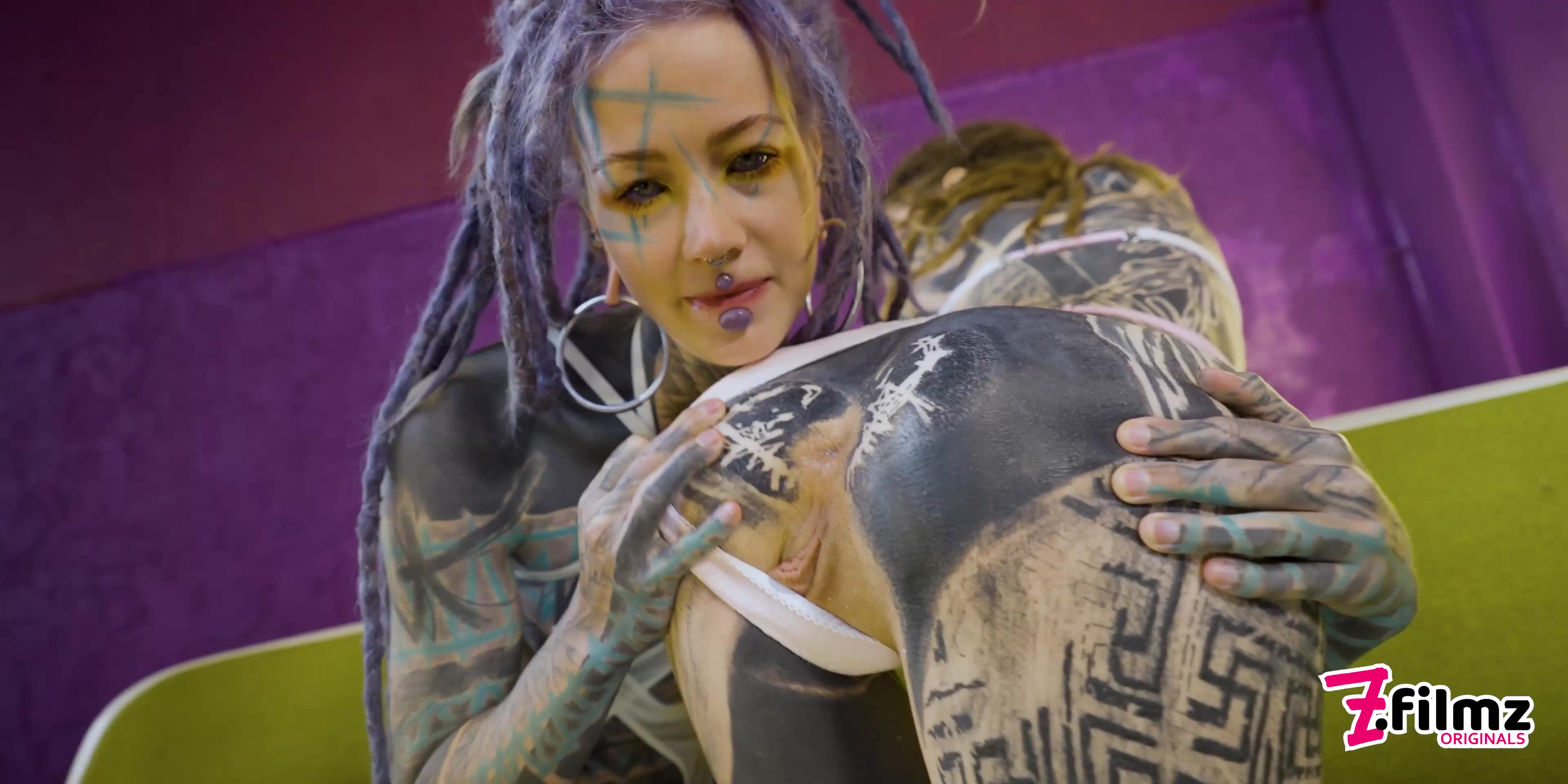 Alternative Tattoo teens 18+ Fucking Each Other With Crazy Toys