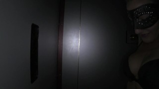 Gloryhole Wife Gets Fed Huge Load
