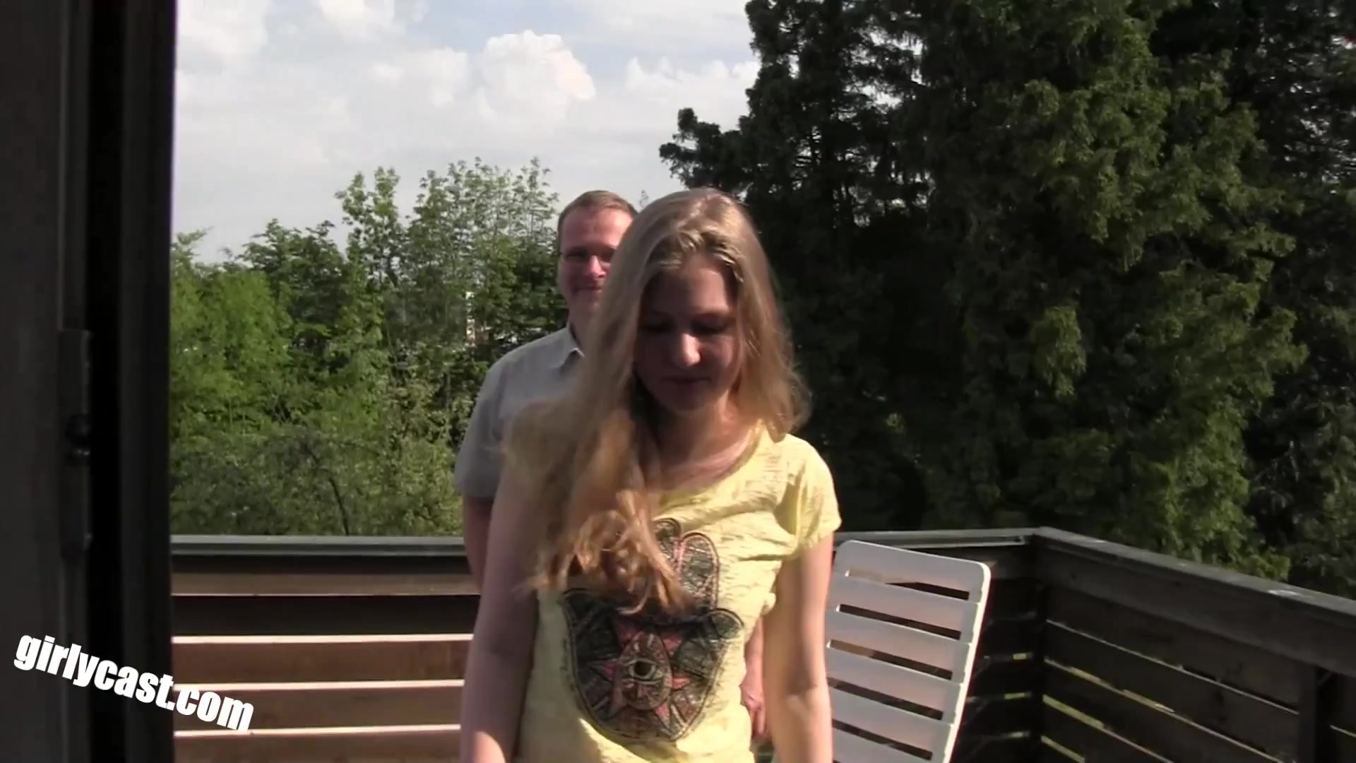 teen 18+ Julia And The Horny Old Family Man & Pov Fuck