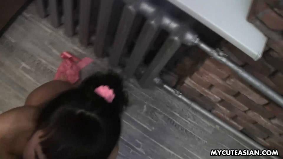 Candy in Dark haired girl got fucked in the kitchen - MyCuteAsian