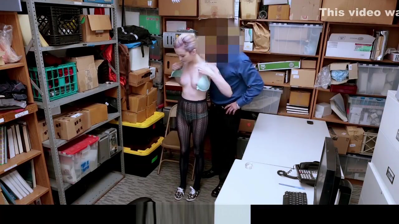 Shoplyfter - teen 18+ With Colorful Hair Gets Caught And Fucked