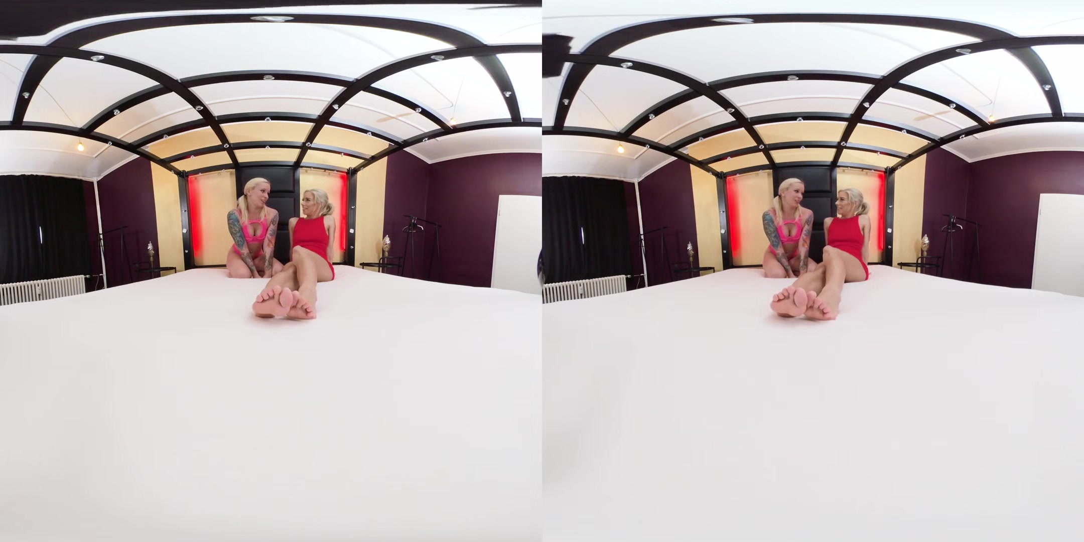 Filmed By My Husband Tickling Fetish And Lesbian Game With Minnie Manga & Nesty
