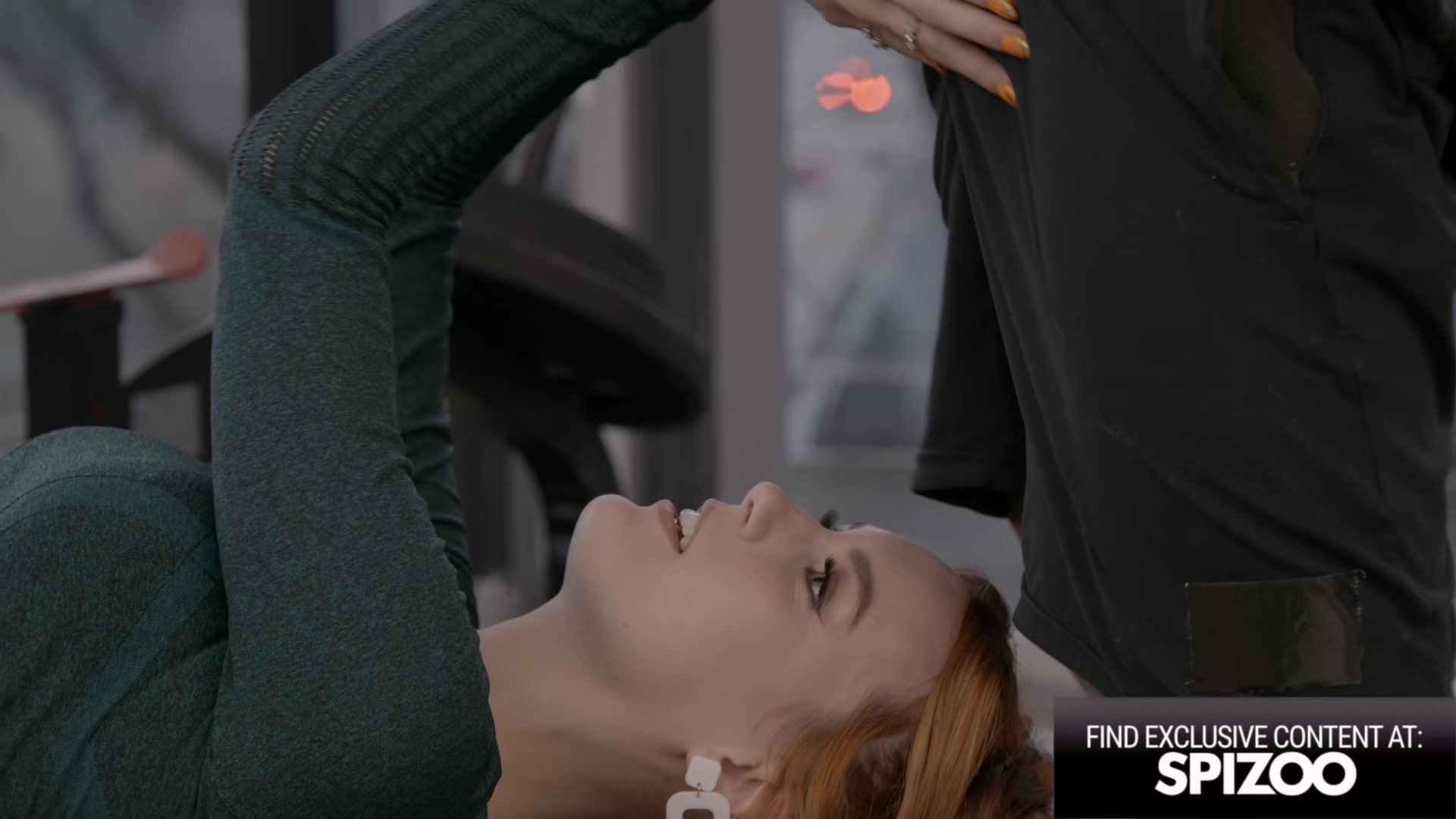 Busty Redhead Charlie Red Teases And Fucks Her Trainer