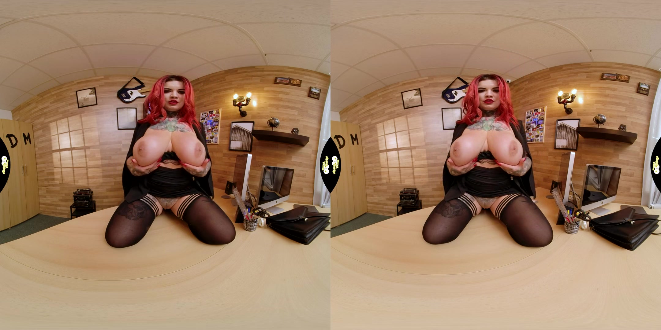 Gorgeous Like Boss - Huge Tits Redhead Alt-Girl Solo