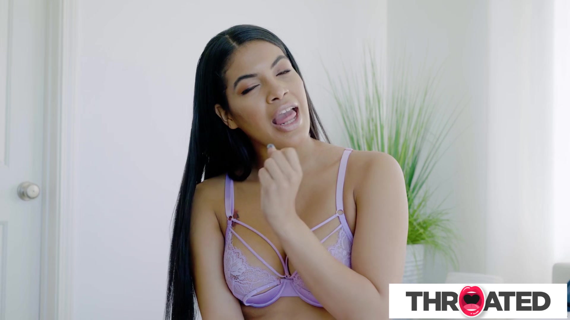 The Gorgeous Maya Farrell Stretches Her Mouth For A Cock