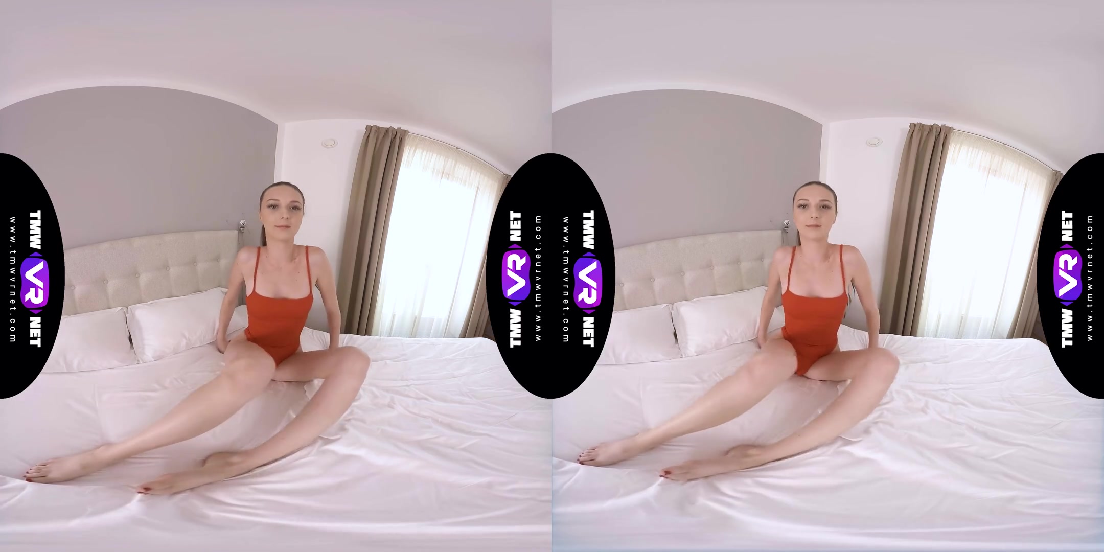 Getting Solo Orgasm When Waiting - Sexy Petite teen 18+ Masturbating on the Bed