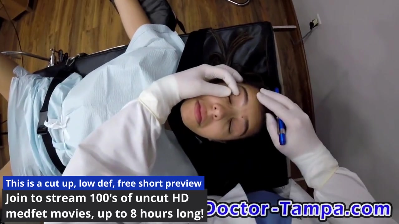 Aria Nicole And Doctor Tampa - Glove In As As He Examines His Newest Specimen Virgin Orphan