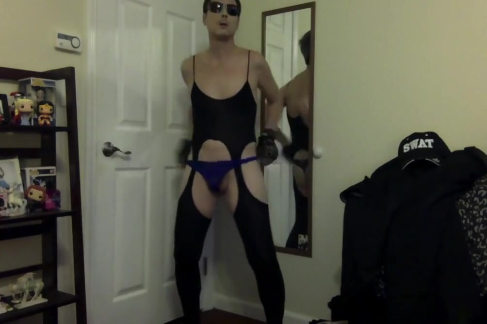 Sexy Logan Cosplay Swat Police Officer Cop Stripping Dancing
