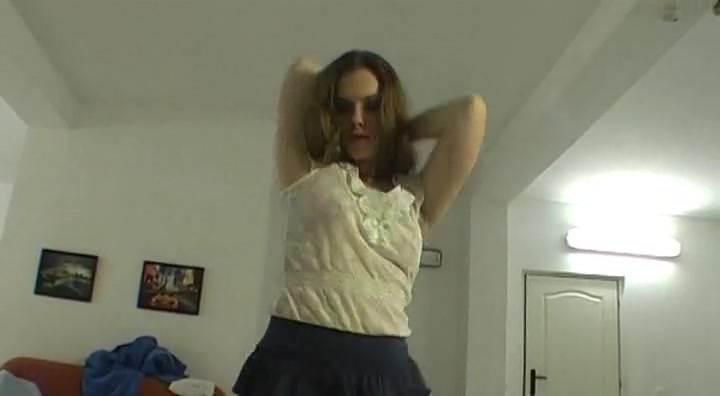 Sexy russian chick lapdances