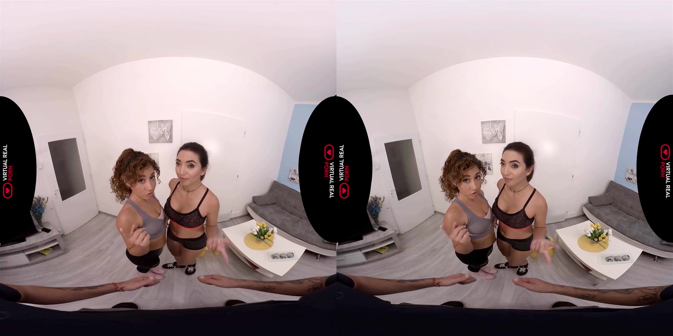 Frida Sante & Melody Petite in Lifting and Pumping - VirtualRealPorn