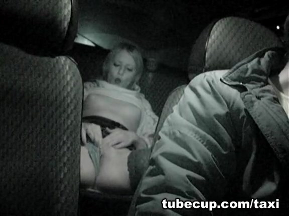 Awesome cam masturbation on taxi back seat