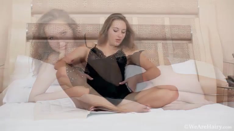 Julia Moore strips naked on her wooden floor - Compilation - WeAreHairy