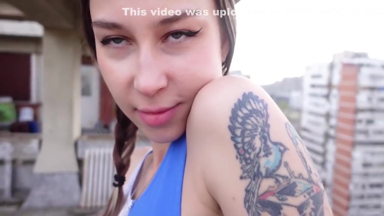 teen 18+ Sucking Stranger On The Roof Of A Building
