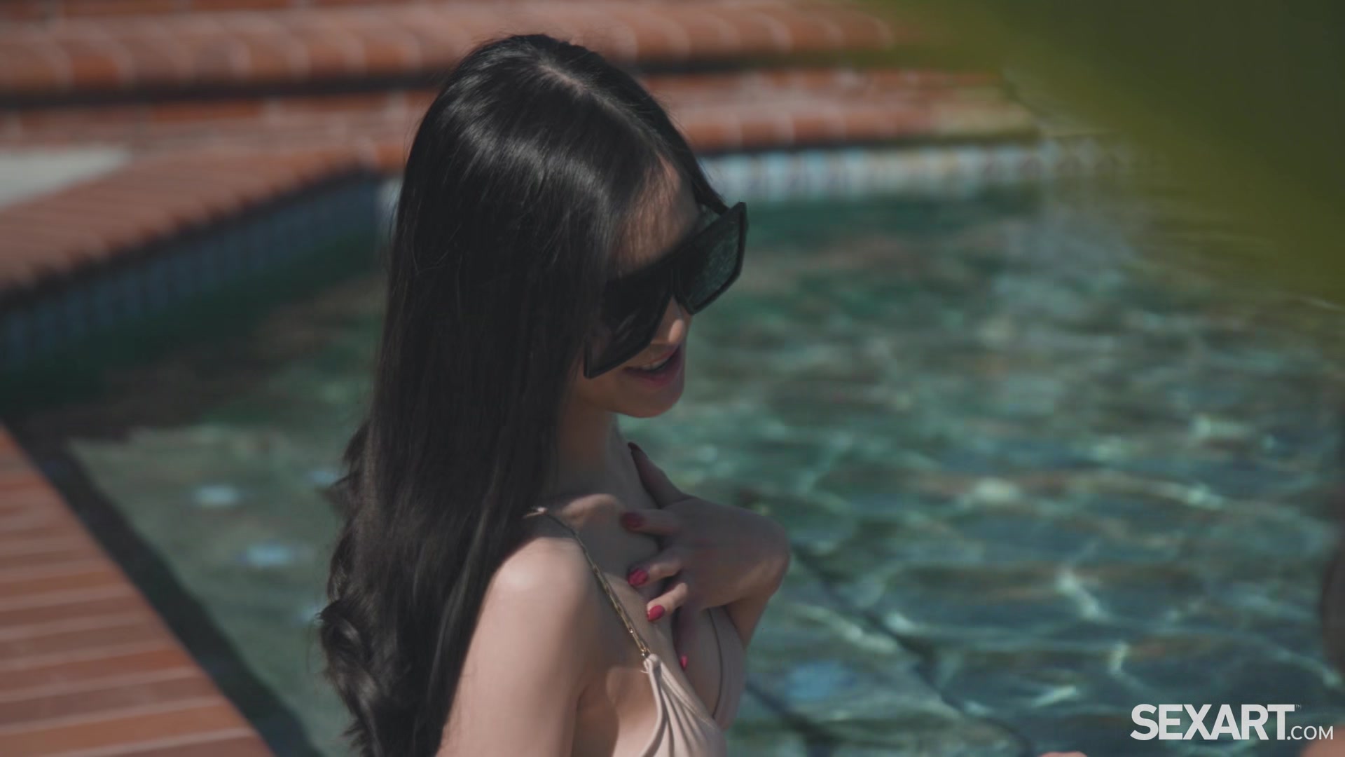 Poolside Romance - Alexia Anders & Angelina Moon