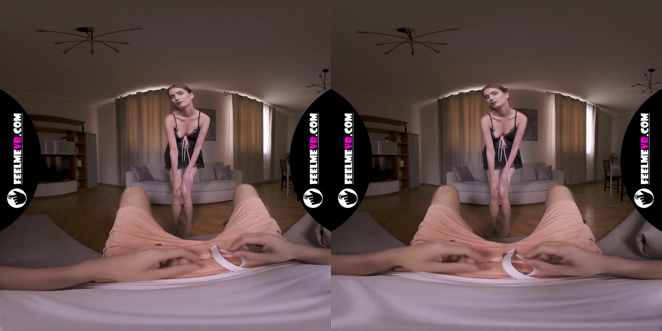 Virtual Striptease With Slim Tall 18yo Teen Mary Moon