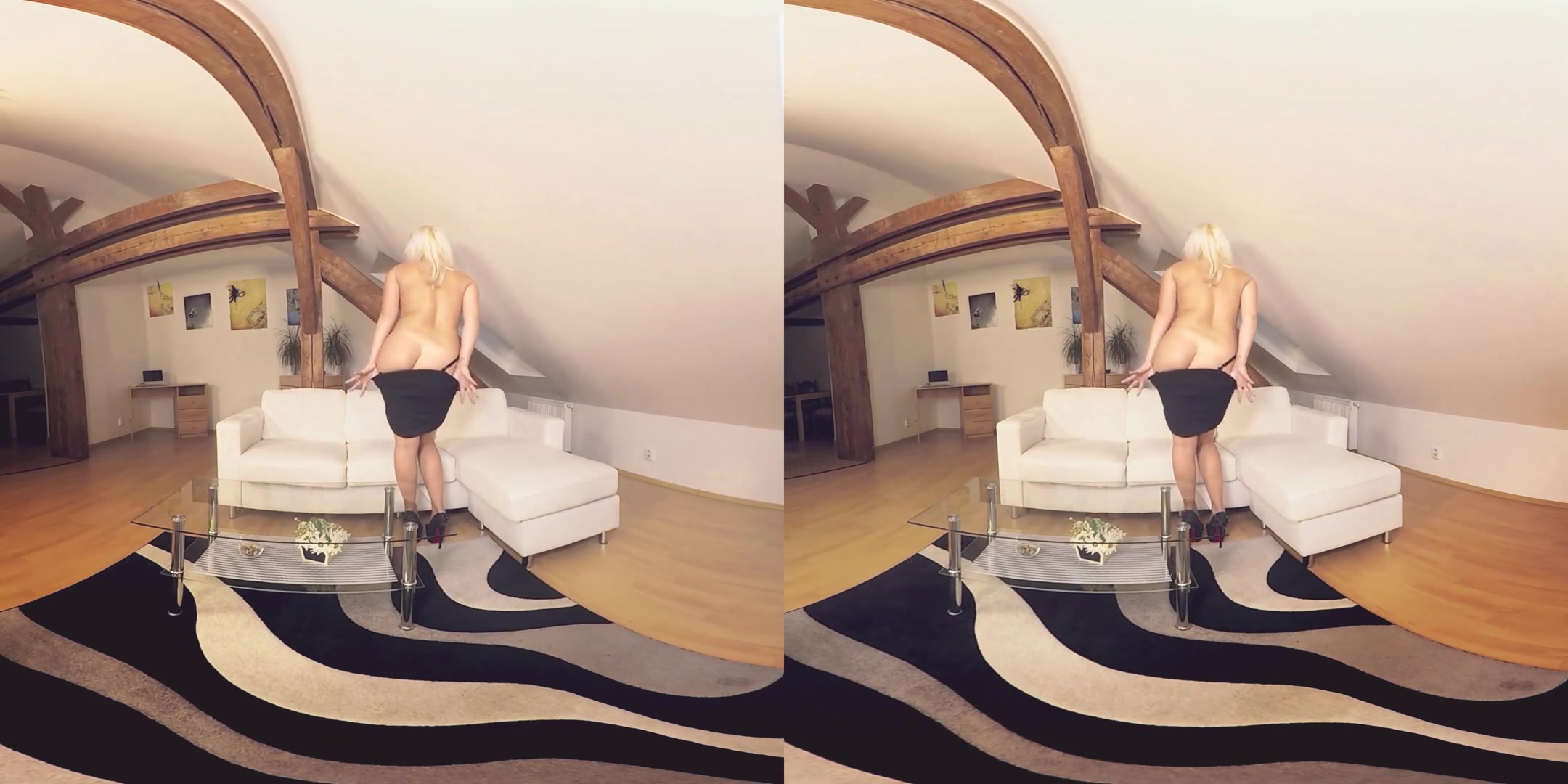 Naomi Nevena in Blonde Bombshell Gets Naked After a Party - BravoModelsMedia