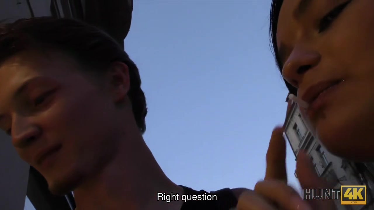 HUNT4K. Skinny babe Erica Black needs a lot of cash thats why she becomes slut