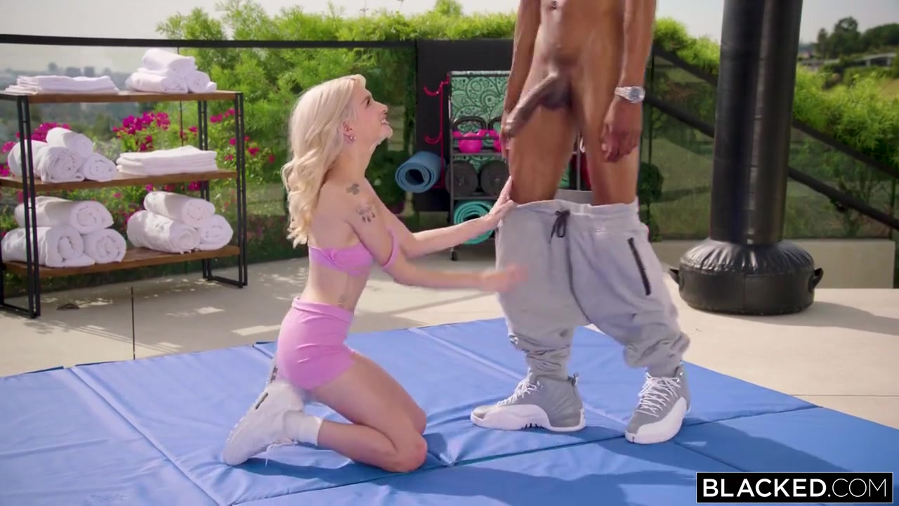 Emma Rosie - Tiny Blonde Enjoys Monster Bbc