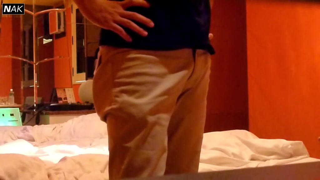 Young Japanese guys teasing each other in amateur video