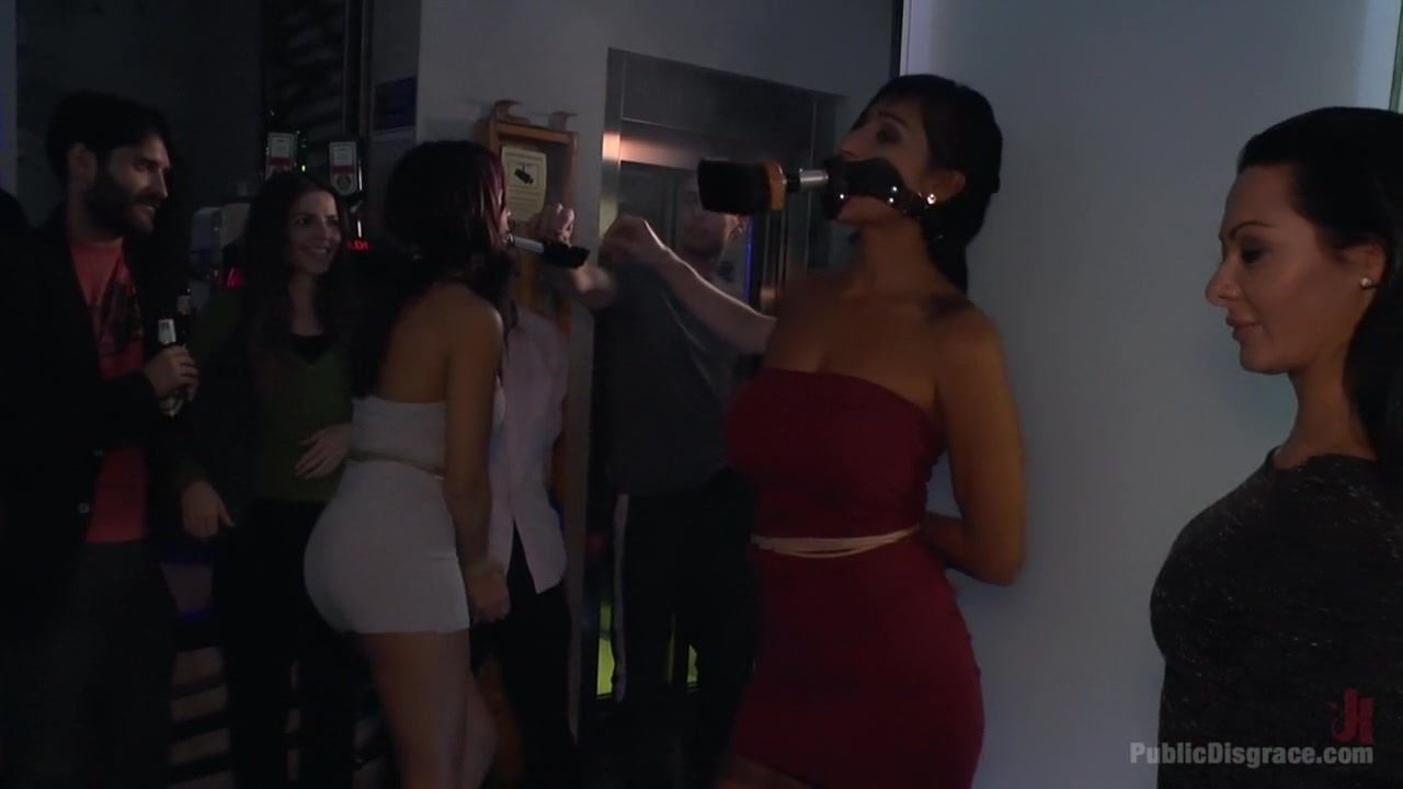 EVERY Slave Pussy Disgraced in Public European Fuckfest!
