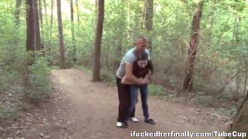 Against a tree, on the forest floor, it doesn't matter where he fucks her, he's just grateful he finally does get to fuck her