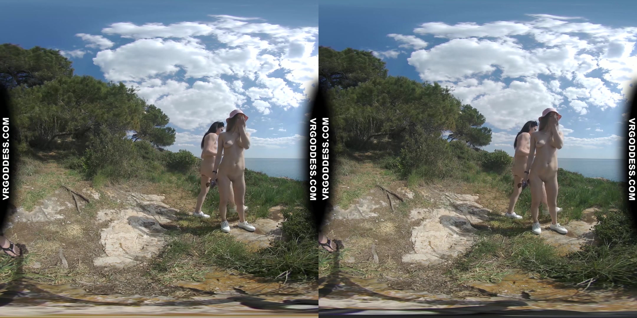Matty And Josie Kayaking On Vacation Hiking Nude On Abandoned Island