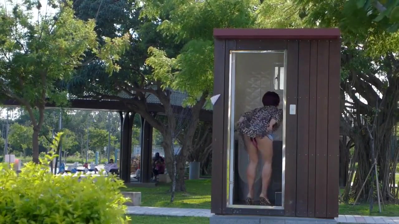 Public toilet in the park
