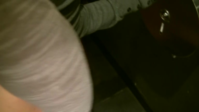 Redhead slut in public toilet fuck