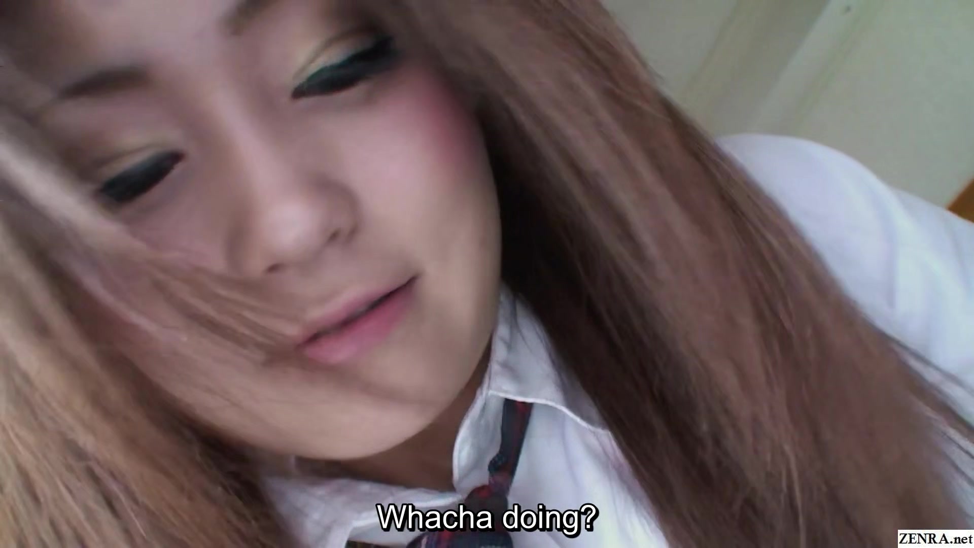 Japanese gyaru cosplaying as student 18+ hotel hookup fantasy